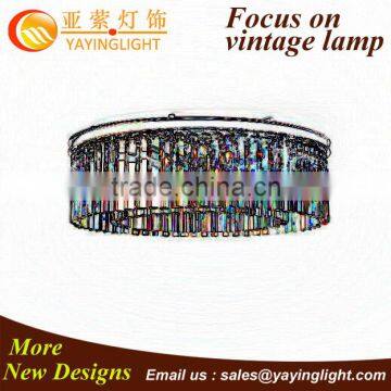 The new modern minimalist living room ceiling lamp, led round crystal ceiling