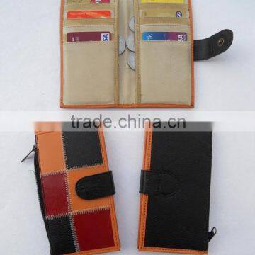 Wholesale Handmade Luxury Genuine Leather Wallets with Button Closure