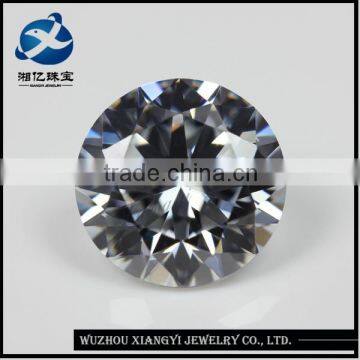 8mm round brillliant cut clear white zircon synthetic diamond price