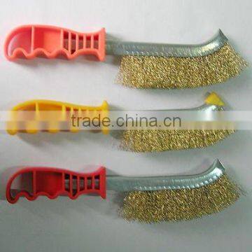 Steel Wire Brush with plastic handle