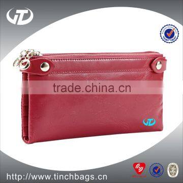 Bulk high quality burnished leather women purse