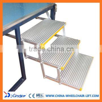 Xinder hot step ES-F-T Electric Tripple Folding Step for Van and Motorhomes with CE cetificate