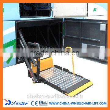 WL-T Rotating Electric Hydraulic Coach Wheelchair Lift for Tourist Bus