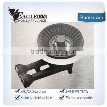 Steel burner cap China burner gas hob/stove/fire cover black and white