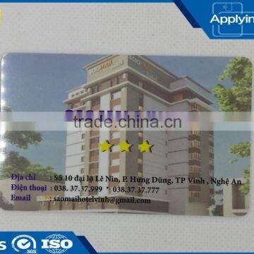 RFID pvc card smart contactless card for hotel key card