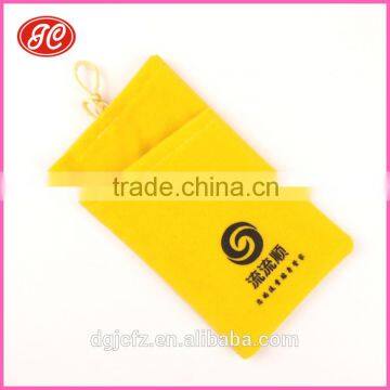 Hot Products Silk Screen Printed Microfiber Mobile Phone Pouch photo-4