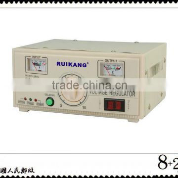 desk type voltage stabilizer,220v 50hz single phase voltage stabilizer,power voltage regulator single phase