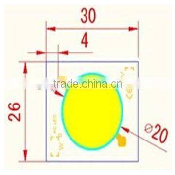 100-150lm/W Epistar/Bridgelux 3W High Power LED & 1W Power LED for Steet Light photo-2