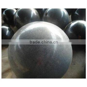 G654 dark grey granite garden water fountain sphere