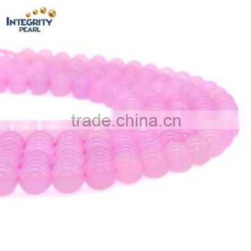 New arrive natural gemstone loose strand 4 6 8 10 12mm pink agate slices wholesale