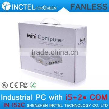 Embedded Fanless Ordenador PC Con Procesador Intel i5 2 * COM 4 * USB3.0 photo-6