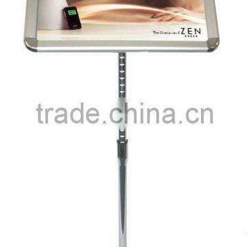 A3 A4 size aluminum poster stand floor standing poster stand