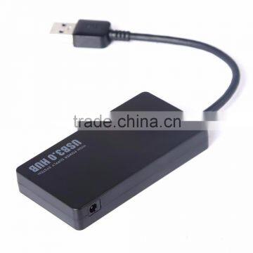 4 Port USB 3.0 Hub High Speed USB Cable Adapter for Computer Laptop PC