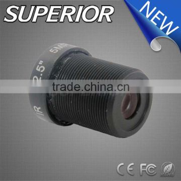 cn Superior 2015 new products fixed Iris 1/2.5" F2.0 megapixel 4mm lens m12