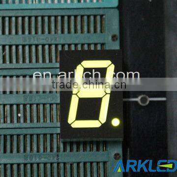 Hot Sales, ArK 1 Inch Single Digit SMD LED Display Yellow Color