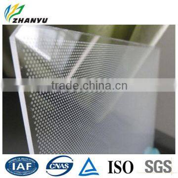 Light Guide Laser Dotting Acrylic Panel Good Transparency Chemical Stability and Weathering Resistance
