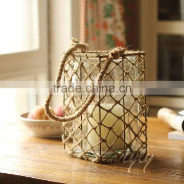 newest natural glass candle holder for home decoration wholesale