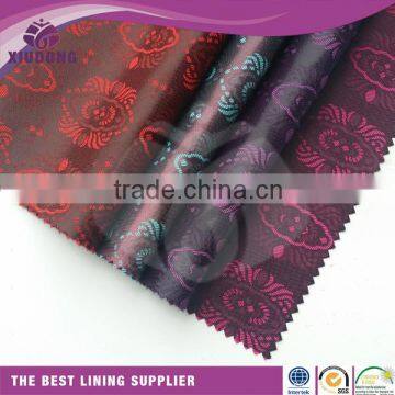 TR 45% VISCOSE and 55% POLYESTER Jacquard lining woven fabric for suit factory