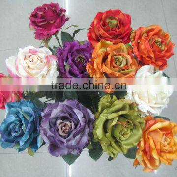 artificial flower large rose autumn style YL515-2