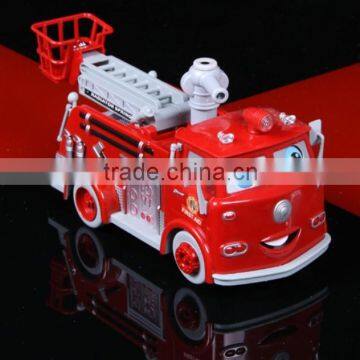 BO Fire Fighting Truck With Light and Music,Electric Truck Shooting Bubble