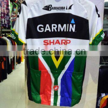 custom short sleeves cycling jersey