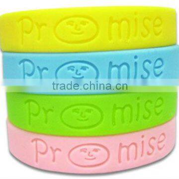 Engraved Silicone Ruber Bracelet