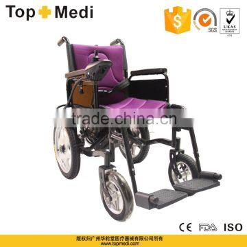 Cheap Folding Electric Power Wheelchair for Handicapped People/silla de ruedas electrica