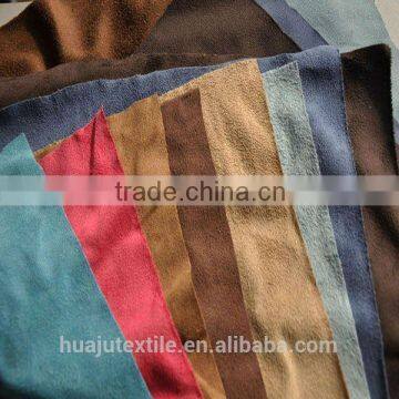 100% polyester recycleable suede fabric