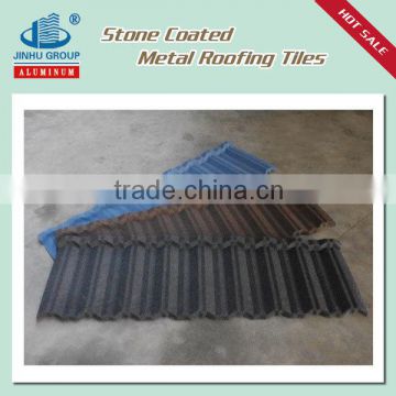 GREEN BACK ALUMINIUM ZINC STONE COATED STEEL ROOFING TILE