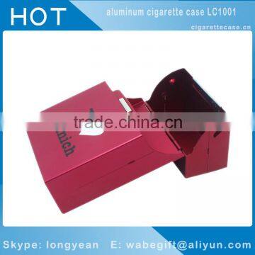 OEM Logo Aluminum Metal Cigarette Cigar Box Holder