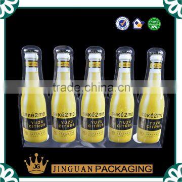 Custom Printed Plastic Blister Display Stand Cards For Bottles