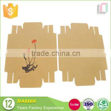 Hot Sale Recyclable Kraft Paper Gift Packing Handkerchief With Lid