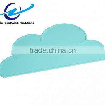 Cloud shape baby silicone placemat