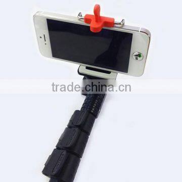 Rose Extendable Handheld Monopod Tripod Mount Adapter for iPhone Samsung