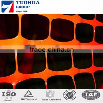 UV stabilized orange warning net