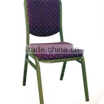 Purple steel restaurant banquet chair