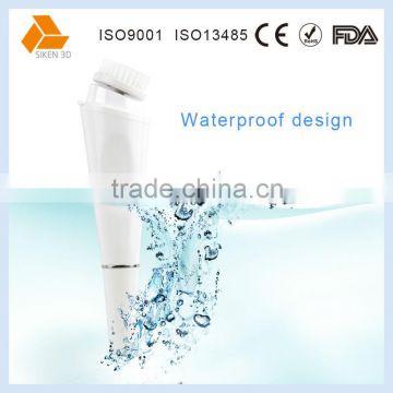 Electric yiwu nbr cosmetic puff facial cleaning brush