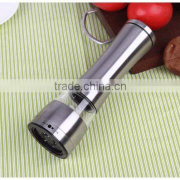 Stainless Steel Pepper Mill Salt and pepper mill glass pepper mill