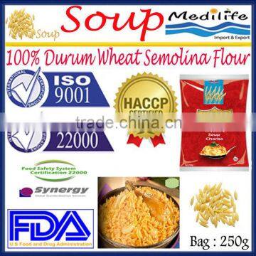 Best Quality Tunisian Durum Wheat Semolina Flour ,Tunisian Soup , Chorba,Bag 250g