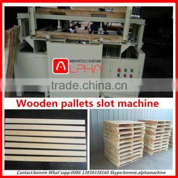 High Quality Single Slot Wood Pallet Notching Machine photo-3