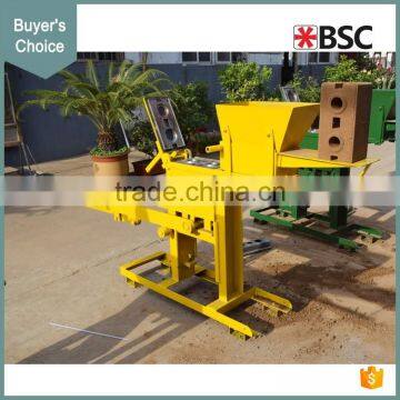 Small manual mobile hollow block machine cement brick Block Molding press