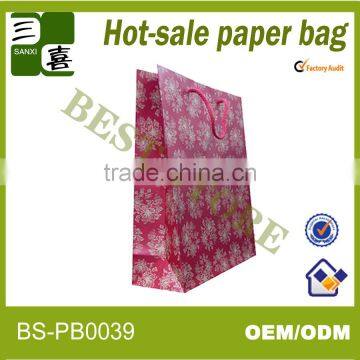 Salable Kraft paper bag for gift & shopping