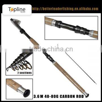 in stock! cheap wholesale carbon telescopic salt water fishing rod