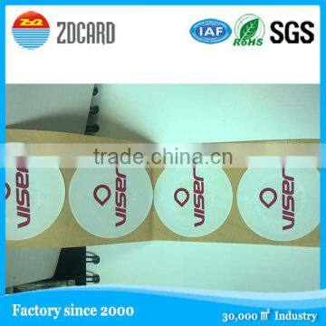 Alibaba factory Price Passive hf 13.56mhz printable rfid label