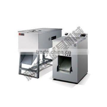 Different size electric meat slicer with double-rotary-knife 120kg/h