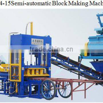 QT4-15 SEMI AUTOMATIC BLOCK MACHINE/BLOCK MAKING MACHINE/JS500 mixer