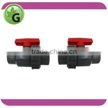 Plastic UPVC Socket Union Ball Valve for Irrigation 20mm