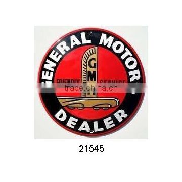 General Motor Dealer iron Sheet wall sign