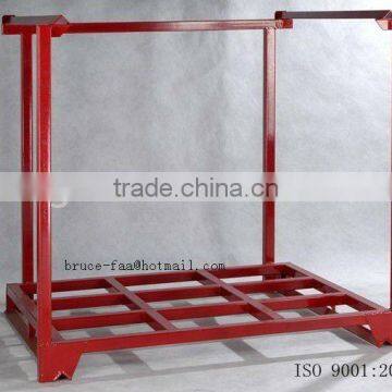 stackable unit shelving/steel pallet frame