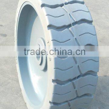 Explosion Proof Tyre Non-marking Tyre 15x5 for Genie GS2646 Electric Wide Scissor Lift Lift Height 26' photo-5